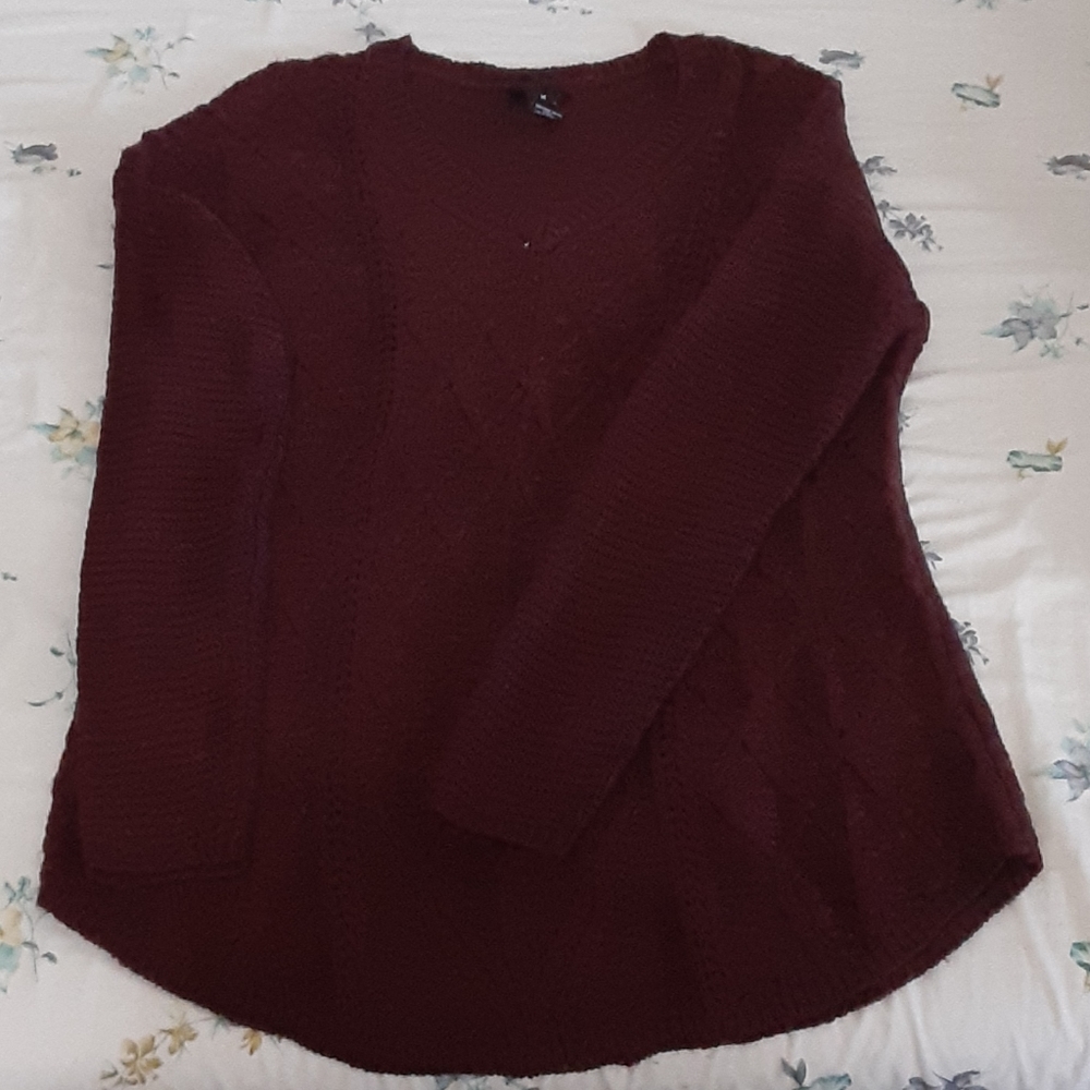 Burgandy Long Sleeve